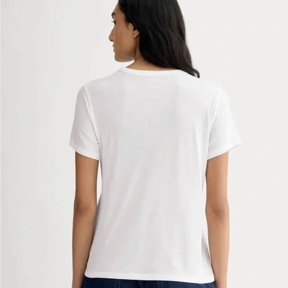 Everlane Classic White Women's T-Shirt - Picture 2 of 5